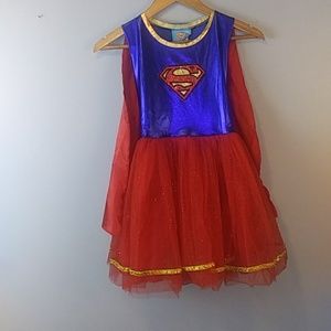 Supergirl Superwoman Girls Costume Playwear Size Medium